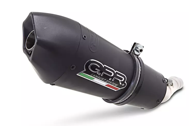GPR Ducati Hypermotard 821 2013/16 EC-Approv. slip-on exhaust Gpe Ann. Black Ti - Duell MP varaosat ja tarvikkeet - 110187 - 1