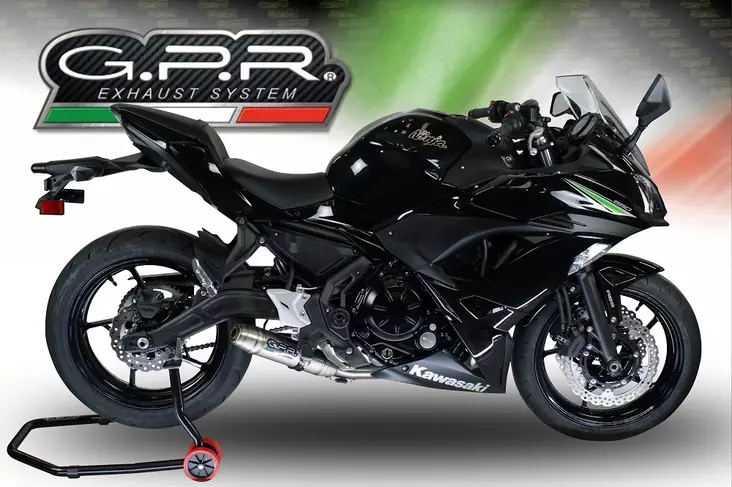 GPR Kawasaki Ninja 650 2017/20 e4 EC-Approv. full line exhaust catalized Deepto - Duell MP varaosat ja tarvikkeet - 109377 - 1