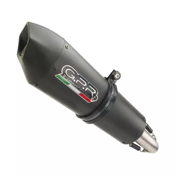 GPR Ktm Duke 790 2017/20 e4 EC-Approv. slip-on exhaust GP Evo4 Black Titanium - Duell MP varaosat ja tarvikkeet - 109147 - 1