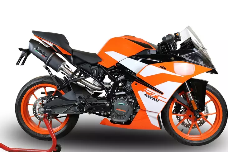 GPR Ktm Rc 125 2017/20 e4 EC-Approv. slip-on exhaust catalized Furore Evo4 Nero - Duell MP varaosat ja tarvikkeet - 109647 - 1