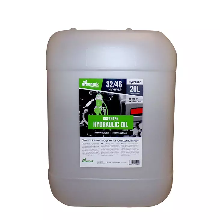 Greentek Hydrauliöljy 32/46 HVLP 20L - Duell öljyt ja muut nesteet - 62837 - 1