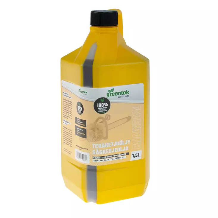 Greentek Teräketjuöljy Bio Pro 1.5L (Bio Rypsi- Rapsiöljy) (10) - Duell öljyt ja muut nesteet - 63067 - 1
