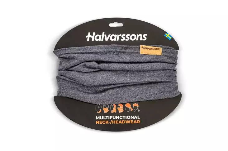 Halvarssons kauluri Neck tube H Harmaa - Duell ajovarusteet - 31147 - 1