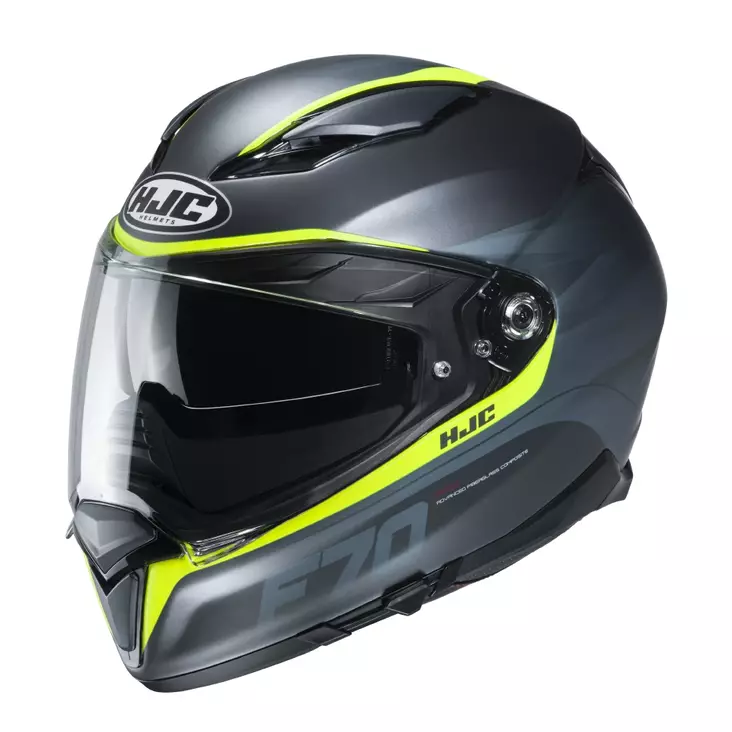 HJC Kypärä F70 Feron Yellow MC4HSF, M 57-58cm - Duell ajovarusteet - 56107 - 1