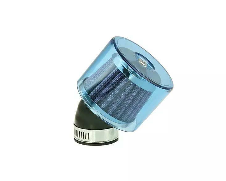 Ilmasuodatin Air-System Sininen Kiinitys Ø 35mm 45° (Ø 70mm x p. 55mm) - Duell mopojen varaosat ja tarvikkeet - 115467 - 1
