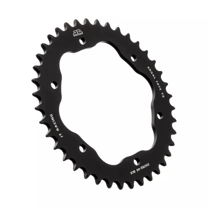 JT Takaratas Alumiini 7075 T6 JTA762.39BLK Musta - Duell MP varaosat ja tarvikkeet - 118657 - 1