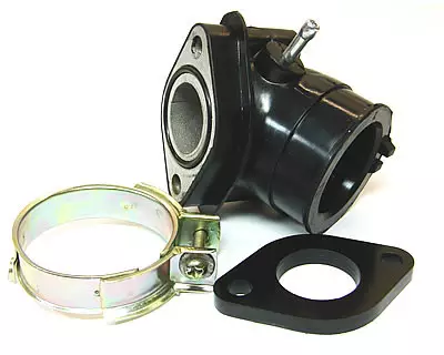 Kaasutinlaippa sopii Ø 24mm kaasutin Kiina-skootterit 50cc 4-T / Kymco 50cc 4 - Duell mopojen varaosat ja tarvikkeet - 115337 - 1