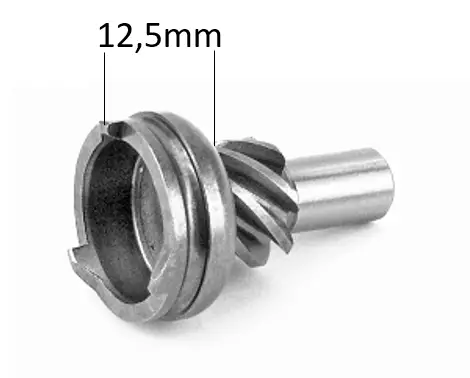 Käynnistimen ratas Peugot-skootteri 2-T Mikuni 12.5mm - Duell mopojen varaosat ja tarvikkeet - 115027 - 1