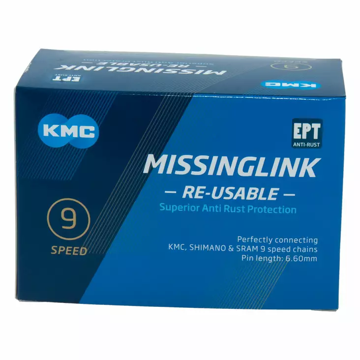 Ketjulukko KMC 9R EPT Silver 11/128" 40 kpl/ ltk - Duell polkupyörien varaosat ja tarvikkeet - 1167 - 1