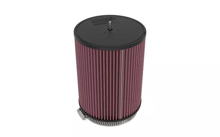 K&N Universal Clamp-On Air Filter 5-1/2"Id Flg 7"Od 9"H W/Stud - Duell MP varaosat ja tarvikkeet - 127207 - 1