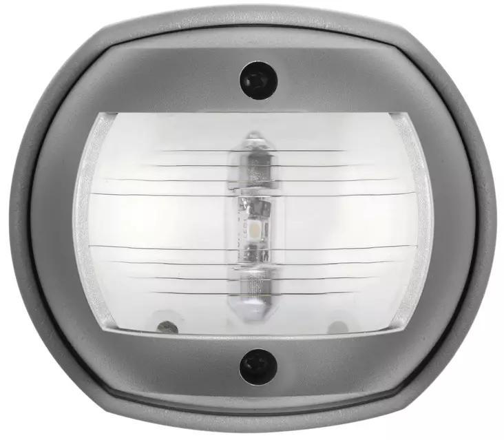 Kulkuvalo LED Compact 12 harmaa - valkoinen 135° perävalo - Duell venetarvikkeet - 7387 - 1