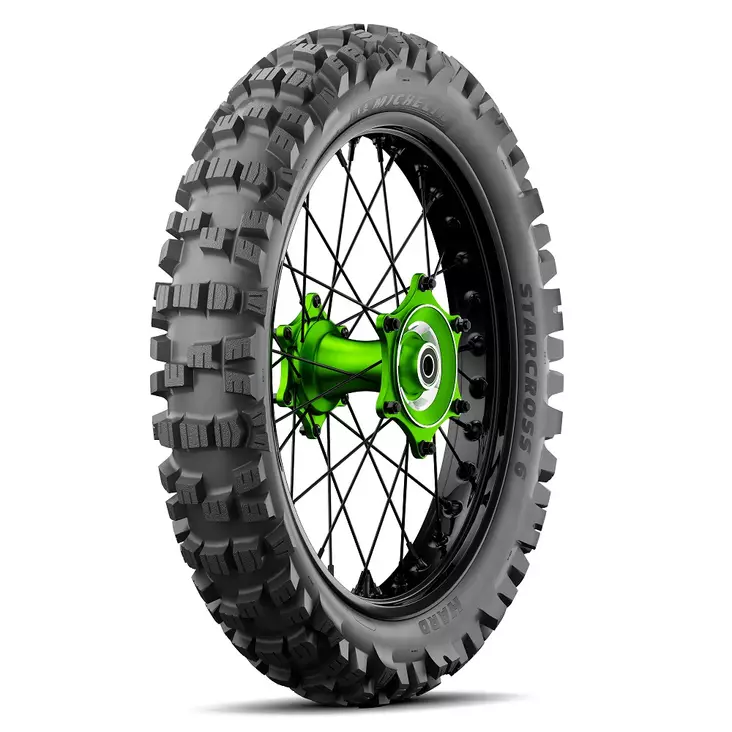 Michelin Starcross 6 Medium Hard 100/90-19 M/C 57M TT Re - Duell renkaat - 120657 - 1