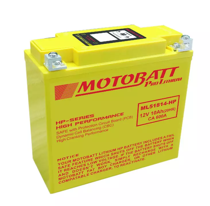 Motobatt Litium akku ML51814-HP - Duell muut varaosat ja tarvikkeet - 131817 - 1
