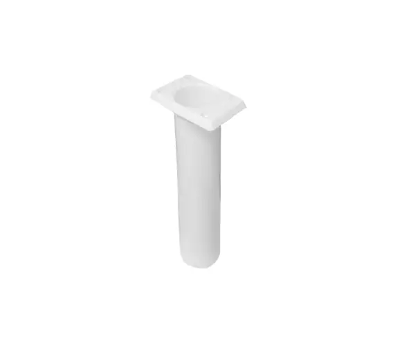 OS ROD HOLDER - RECTANGLE - 90 DEG. - WHITE - Duell venetarvikkeet - 133587 - 1