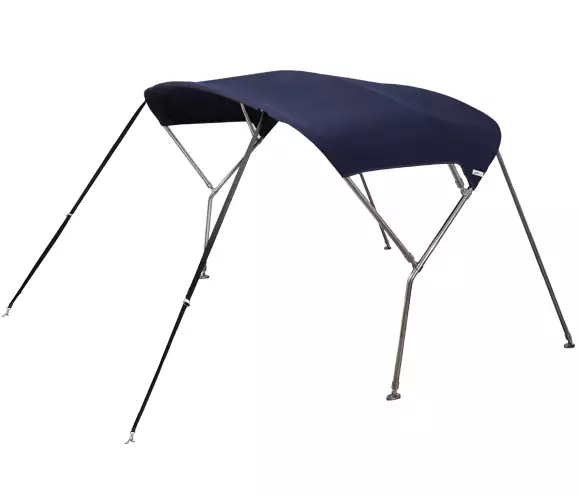 OS SAILBOAT BIMINI STAINLESS STEEL 3 BOW 2.1M-2.4M BLUE - Duell venetarvikkeet - 132957 - 1