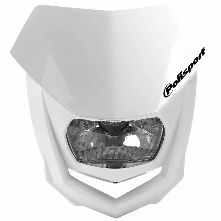 Polisport HALO Headlight White/white (8) - Duell MP varaosat ja tarvikkeet - 131757 - 1