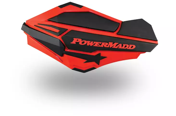 Powermadd Käsisuojat Sentinel Polaris Puna/musta - Duell MK varaosat ja tarvikkeet - 23987 - 1