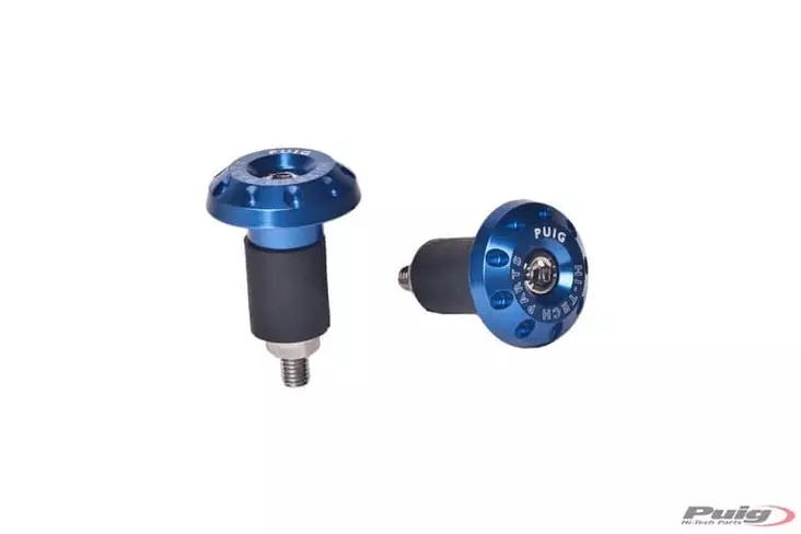 Puig Bar Ends Aluminium Race Universal C/Blue 13-18mm - Duell MP varaosat ja tarvikkeet - 92437 - 1