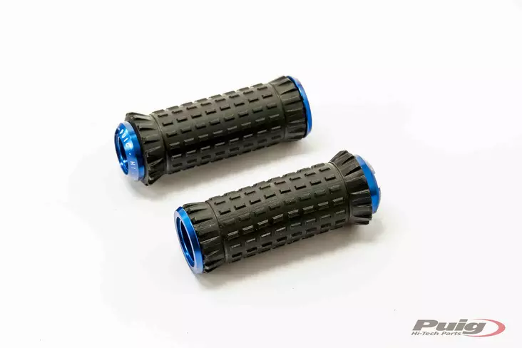 Puig Footpegs R-Fighter S Piloto Rig/Left C/Blue - Duell MP varaosat ja tarvikkeet - 90617 - 1