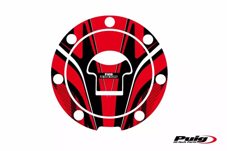 Puig Fuel Cap Cover Radical Honda C/Red - Duell MP varaosat ja tarvikkeet - 92837 - 1