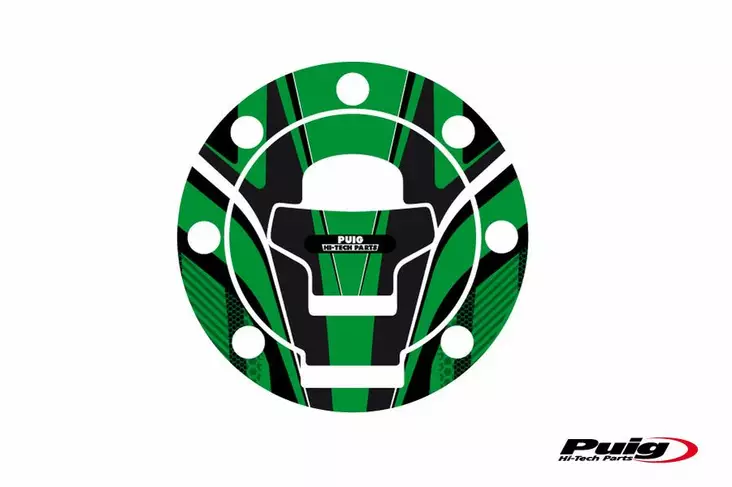 Puig Fuel Cap Cover Radical Suzuki 96-02 C/Green - Duell MP varaosat ja tarvikkeet - 92937 - 1