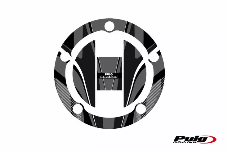 Puig Fuel Cap Cover Radical Suzuki C/Gray - Duell MP varaosat ja tarvikkeet - 92307 - 1