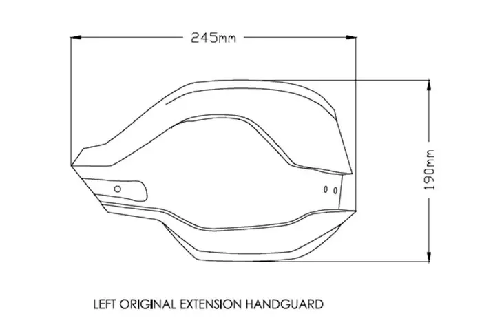 Puig Hand Guards Ext. Bmw R1200Gs/S1000Xr/F850Gs/750 - Duell MP varaosat ja tarvikkeet - 94577 - 1