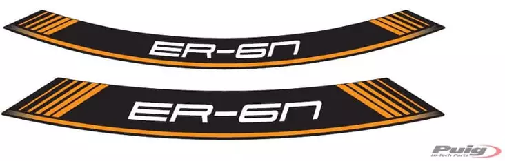 Puig Kit 8 Rim Strips Er6 C/Orange - Duell MP varaosat ja tarvikkeet - 90327 - 1