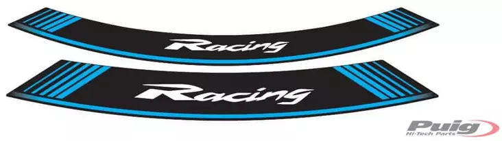 Puig Kit 8 Rim Strips Racing C/Blue - Duell MP varaosat ja tarvikkeet - 92127 - 1