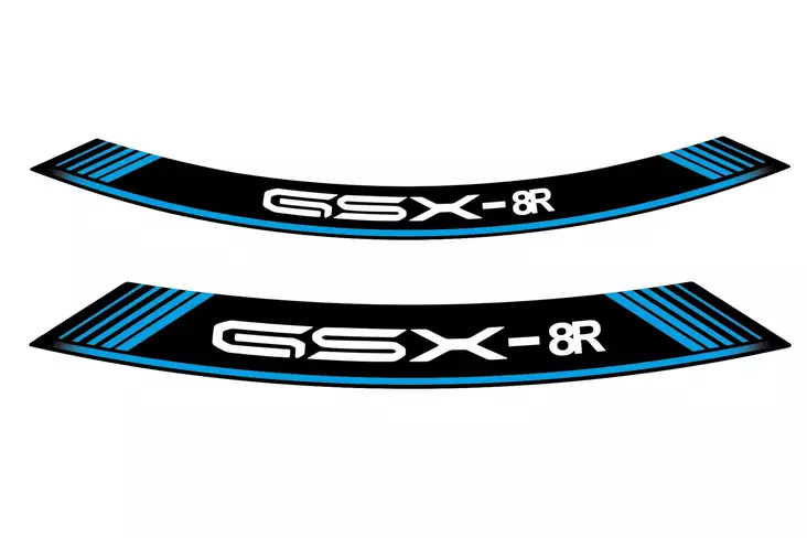 Puig Kit 8 Rim Strips Suzuki Gsx-8R C/Blue - Duell MP varaosat ja tarvikkeet - 96487 - 1