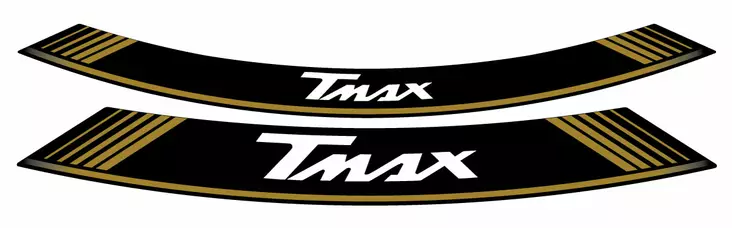 Puig Kit 8 Rim Strips T-Max C/Gold - Duell MP varaosat ja tarvikkeet - 92397 - 1