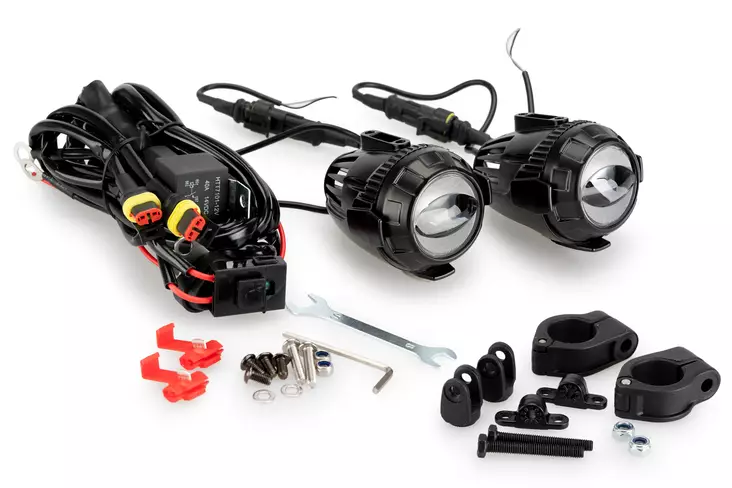 Puig Kit Auxiliary Lights Beam 3.0 Homo. + Clamps - Duell MP varaosat ja tarvikkeet - 96967 - 1