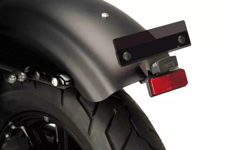 Puig License Support Harley Davidson Sportster C/Black - Duell MP varaosat ja tarvikkeet - 89967 - 1