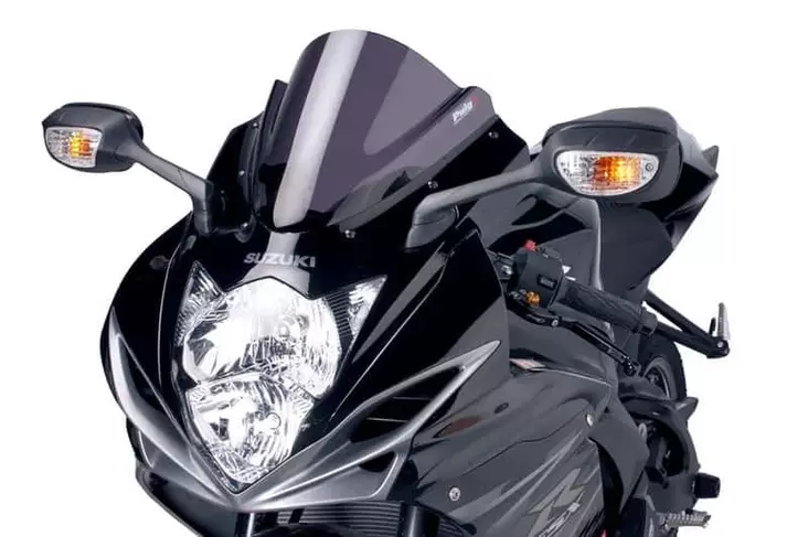 Puig Racing Screen Suzuki Gsxr6/750 11-17 C/Dark Smoke - Duell MP varaosat ja tarvikkeet - 92887 - 1