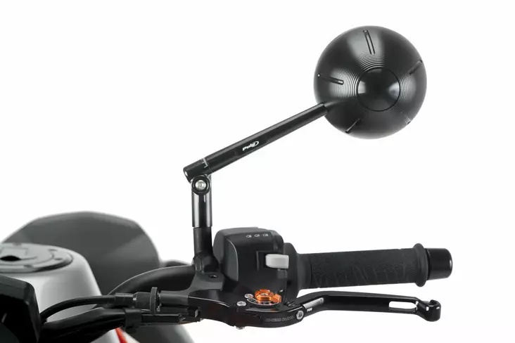 Puig Rear Mirror Mod. Retro Homolog. Left C/Black - Duell MP varaosat ja tarvikkeet - 89207 - 1