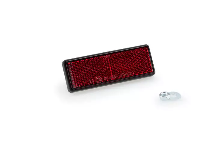 Puig Reflector Homologated 7.5X2.5Cm. C/Red - Duell MP varaosat ja tarvikkeet - 92827 - 1