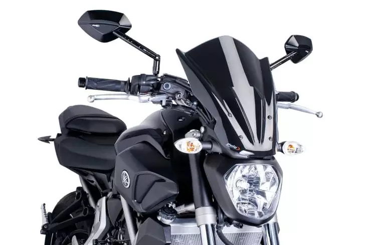 Puig Screen New Gen Touring Yamaha Mt07 14'-17' C/Black - Duell MP varaosat ja tarvikkeet - 91807 - 1