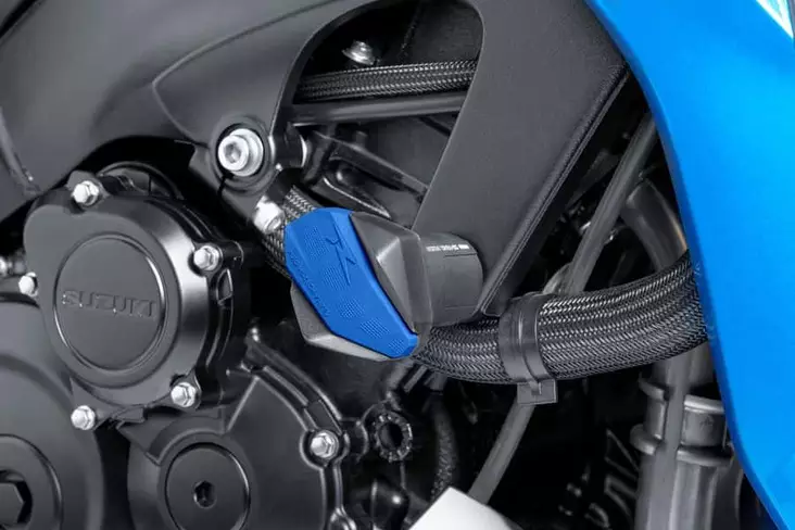 Puig spare rubbers for crash pads R12 C/Blue - Duell MP varaosat ja tarvikkeet - 92347 - 1