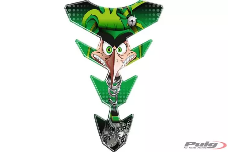 Puig Tank Pad Joker C/Green - Duell MP varaosat ja tarvikkeet - 92357 - 1