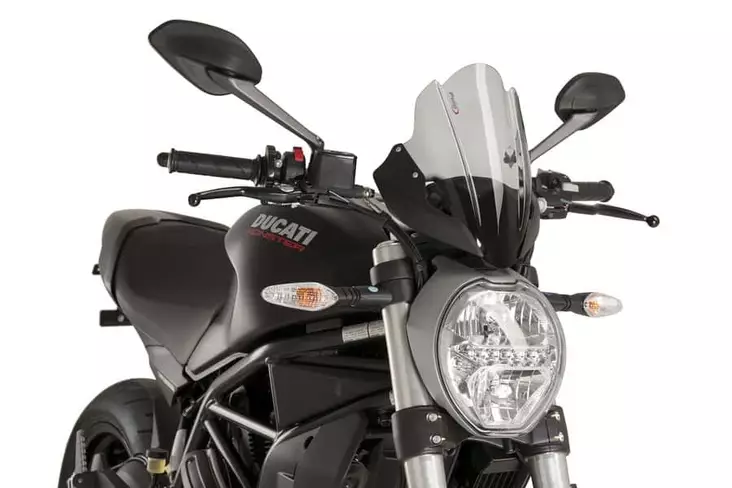 Puig Touring Screen Ducati Monster 1200R 16'-20' C/Smok - Duell MP varaosat ja tarvikkeet - 90747 - 1