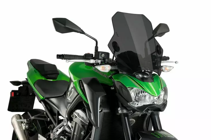 Puig Wind. Mod. Bat Kawasaki Er6N 12' C/Dark Smoke - Duell MP varaosat ja tarvikkeet - 89867 - 1