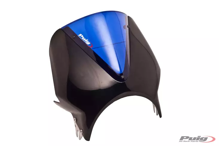 Puig Windscreen Vision Semif. C/Black Screen C/Blue - Duell MP varaosat ja tarvikkeet - 99327 - 1