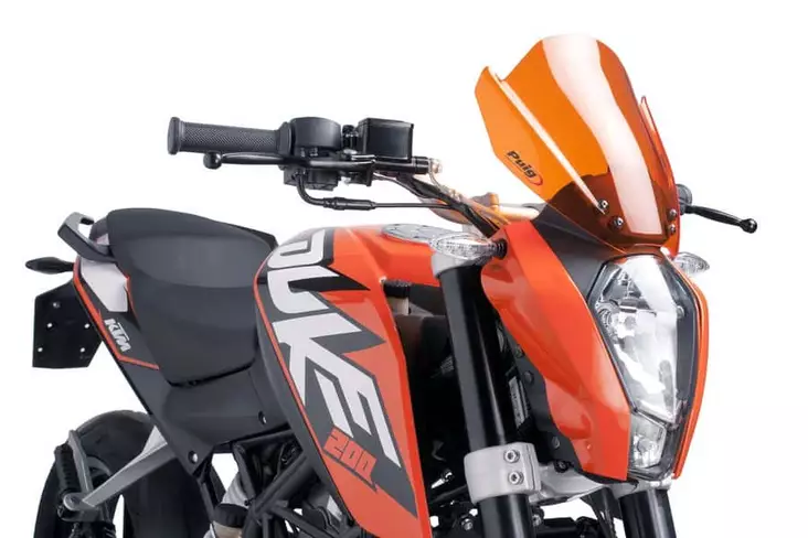Puig Windshield New Generation Ktm 125/200/390 Duke - Duell MP varaosat ja tarvikkeet - 92507 - 1