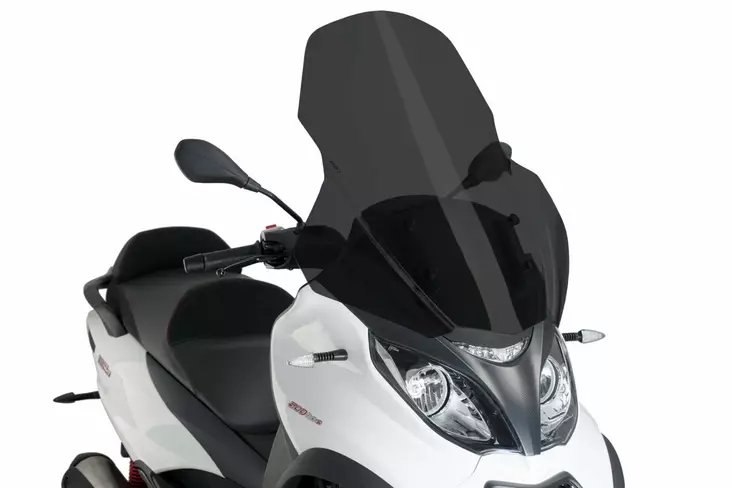 Puig Windshield V-Techline Piaggio Mp3 350 18' C/Dark S - Duell MP varaosat ja tarvikkeet - 99507 - 1