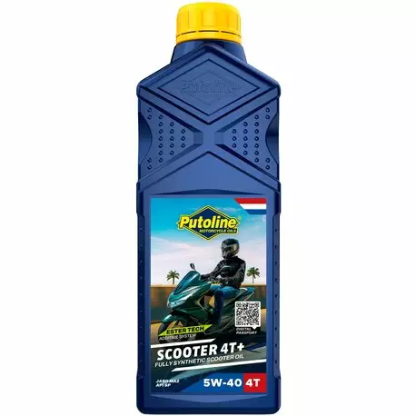 Putoline Ester Tech Scooter 4T+ 5W-40- 1L (12) - Duell öljyt ja muut nesteet - 61157 - 1