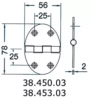 Sarana 56x78mm 2mm - Duell venetarvikkeet - 5827 - 1