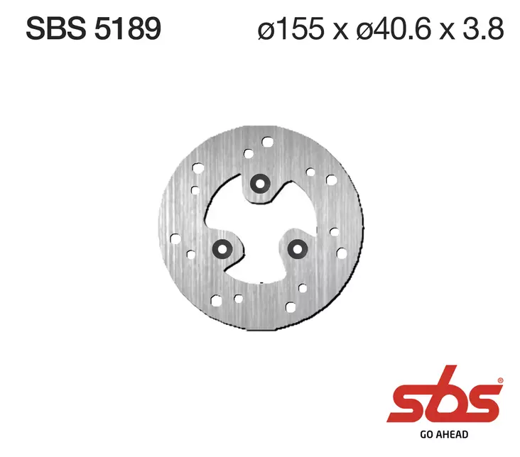 Sbs Jarrulevy Standard - Duell MP varaosat ja tarvikkeet - 122447 - 1