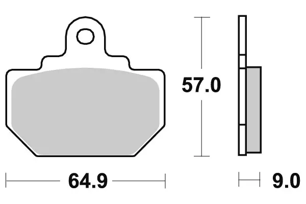 Sbs Jarrupalat Ceramic - Duell MP varaosat ja tarvikkeet - 123867 - 1