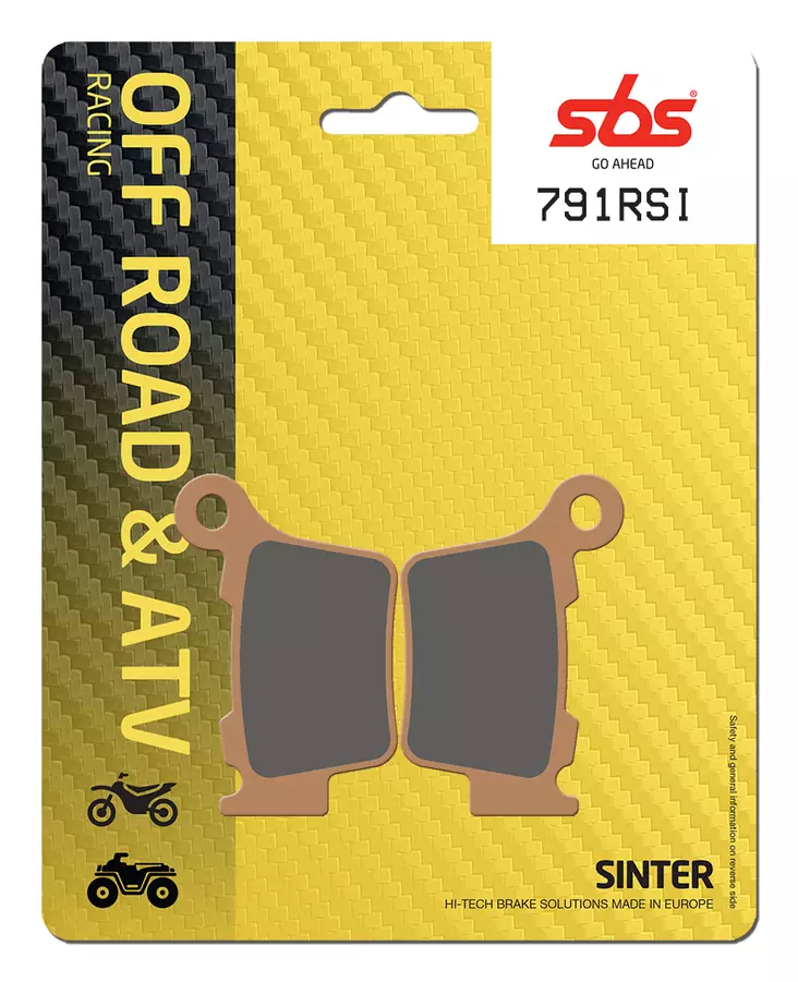 Sbs Jarrupalat Racing Sintered - Duell MP varaosat ja tarvikkeet - 123377 - 1