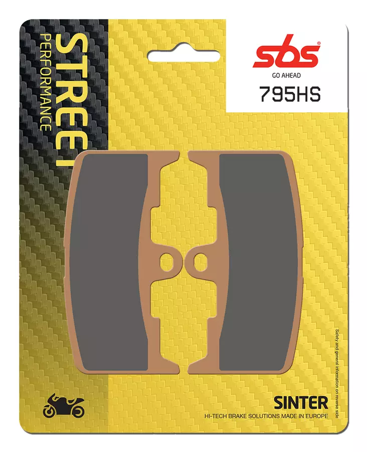 Sbs Jarrupalat Sintered - Duell MP varaosat ja tarvikkeet - 123287 - 1